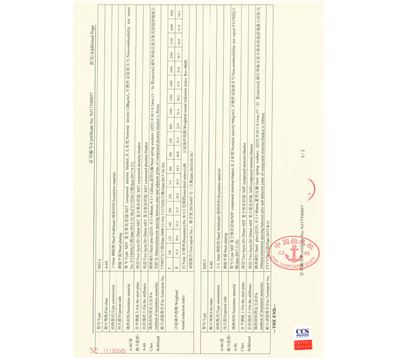 2018-2021.CCS型式认可证书（CCS Type Approval Certificate）